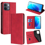 Custodia per telefono in pelle magnetica Skin Feel, For vivo X300s 5G, For vivo V70 FE 5G, For vivo Y05 4G, For vivo Y500i 5G