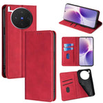 Custodia per telefono in pelle magnetica Skin Feel, For vivo X300s 5G, For vivo V70 FE 5G, For vivo Y05 4G, For vivo Y500i 5G