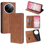 Custodia per telefono in pelle magnetica Skin Feel, For vivo V50 5G, For vivo X200 Pro 5G, For vivo Y300 Pro 5G, For vivo S19 Pro