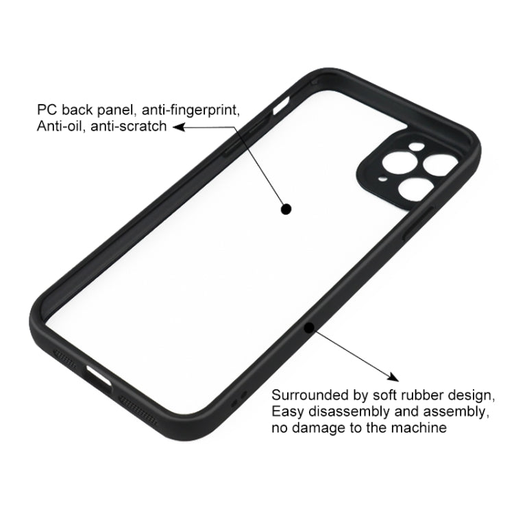 TPU smerigliato + custodia per telefono PC trasparente, For iPhone 11 Pro