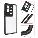 TPU smerigliato + custodia per telefono PC trasparente, For vivo iQOO 11 Pro, For vivo X90 Pro, For vivo X90, For vivo X90 Pro+, For vivo iQOO 11