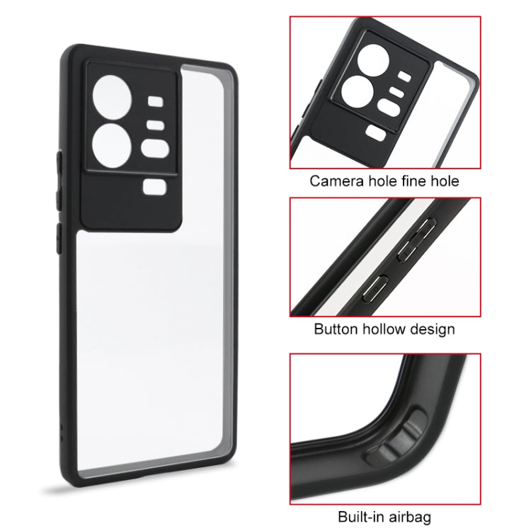 TPU smerigliato + custodia per telefono PC trasparente, For vivo iQOO 11 Pro, For vivo X90 Pro, For vivo X90, For vivo X90 Pro+, For vivo iQOO 11