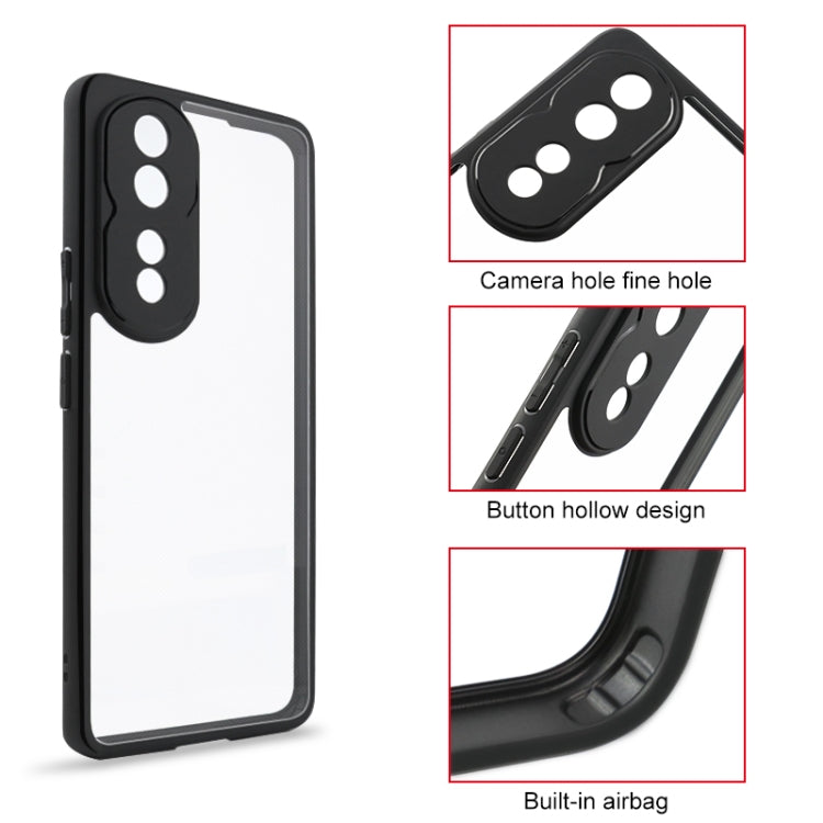 TPU smerigliato + custodia per telefono PC trasparente, For Honor 80 Pro