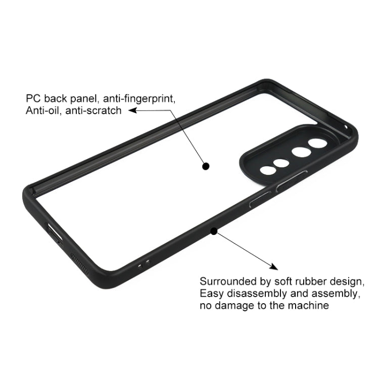 TPU smerigliato + custodia per telefono PC trasparente, For Honor 80 Pro