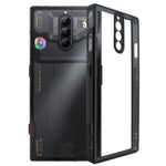 TPU smerigliato + custodia per telefono PC trasparente, For ZTE nubia RedMagic 11 Air, For ZTE nubia Red Magic 10 Pro / 10 Pro+, For ZTE nubia Red Magic 9 Pro / 9 Pro+, For ZTE nubia Red Magic 8 Pro/8 Pro+/8S Pro