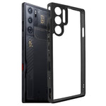 TPU smerigliato + custodia per telefono PC trasparente, For ZTE nubia RedMagic 11 Air, For ZTE nubia Red Magic 10 Pro / 10 Pro+, For ZTE nubia Red Magic 9 Pro / 9 Pro+, For ZTE nubia Red Magic 8 Pro/8 Pro+/8S Pro