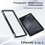 TPU smerigliato + custodia per telefono PC trasparente, For ZTE nubia RedMagic 11 Air, For ZTE nubia Red Magic 10 Pro / 10 Pro+, For ZTE nubia Red Magic 9 Pro / 9 Pro+, For ZTE nubia Red Magic 8 Pro/8 Pro+/8S Pro