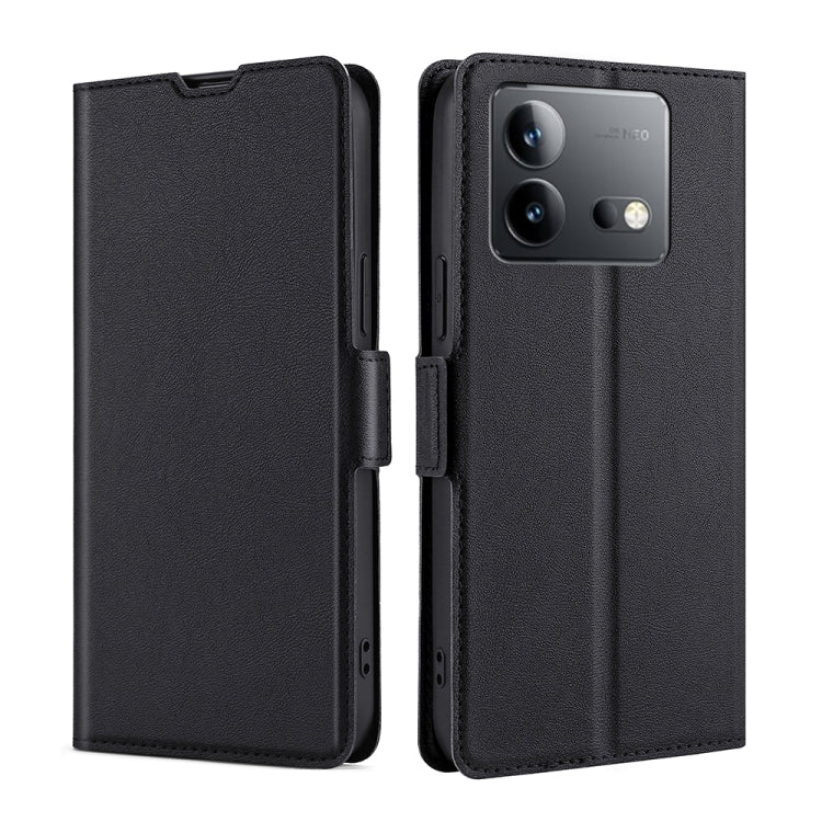 Custodia per telefono in pelle flip orizzontale con fibbia laterale ultrasottile, For vivo Y100 5G IDN, For vivo V29e 5G, For vivo Y35+ 5G, For vivo S17 Pro 5G, For vivo S17 5G, For vivo iQOO Neo 8 5G / 8 Pro 5G