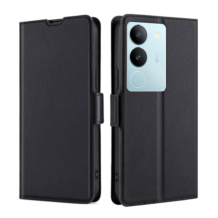 Custodia per telefono in pelle flip orizzontale con fibbia laterale ultrasottile, For vivo Y100 5G IDN, For vivo V29e 5G, For vivo Y35+ 5G, For vivo S17 Pro 5G, For vivo S17 5G, For vivo iQOO Neo 8 5G / 8 Pro 5G
