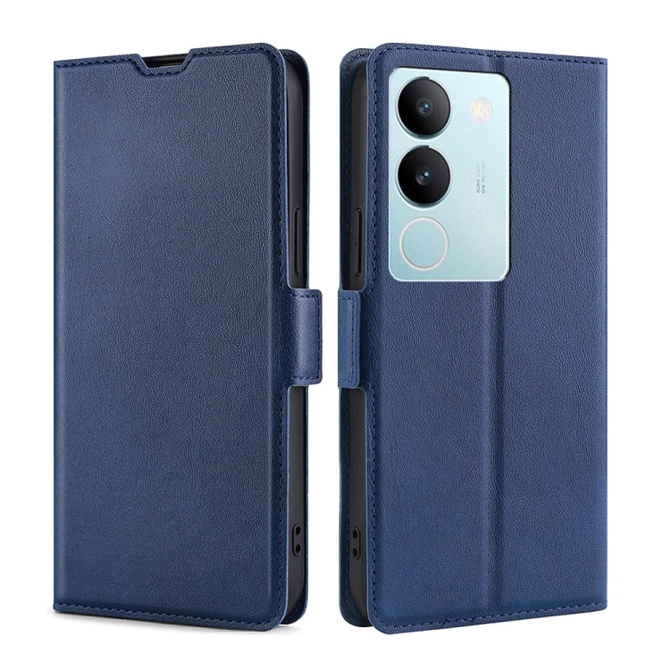 Custodia per telefono in pelle flip orizzontale con fibbia laterale ultrasottile, For vivo Y100 5G IDN, For vivo V29e 5G, For vivo Y35+ 5G, For vivo S17 Pro 5G, For vivo S17 5G, For vivo iQOO Neo 8 5G / 8 Pro 5G