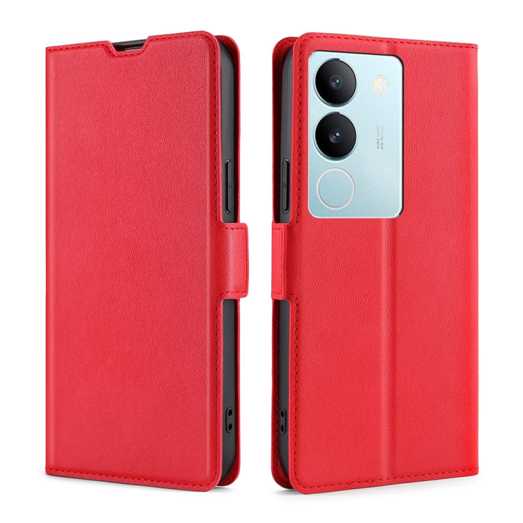 Custodia per telefono in pelle flip orizzontale con fibbia laterale ultrasottile, For vivo Y100 5G IDN, For vivo V29e 5G, For vivo Y35+ 5G, For vivo S17 Pro 5G, For vivo S17 5G, For vivo iQOO Neo 8 5G / 8 Pro 5G