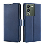 Custodia per telefono in pelle flip orizzontale con fibbia laterale ultrasottile, For vivo Y100 5G IDN, For vivo V29e 5G, For vivo Y35+ 5G, For vivo S17 Pro 5G, For vivo S17 5G, For vivo iQOO Neo 8 5G / 8 Pro 5G