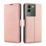 Custodia per telefono in pelle flip orizzontale con fibbia laterale ultrasottile, For vivo Y100 5G IDN, For vivo V29e 5G, For vivo Y35+ 5G, For vivo S17 Pro 5G, For vivo S17 5G, For vivo iQOO Neo 8 5G / 8 Pro 5G