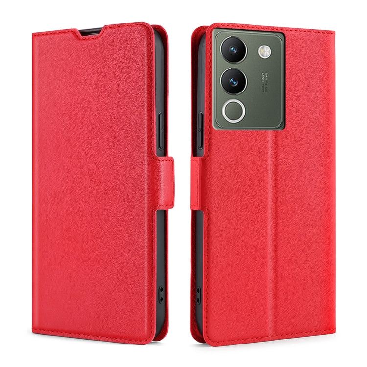 Custodia per telefono in pelle flip orizzontale con fibbia laterale ultrasottile, For vivo Y100 5G IDN, For vivo V29e 5G, For vivo Y35+ 5G, For vivo S17 Pro 5G, For vivo S17 5G, For vivo iQOO Neo 8 5G / 8 Pro 5G