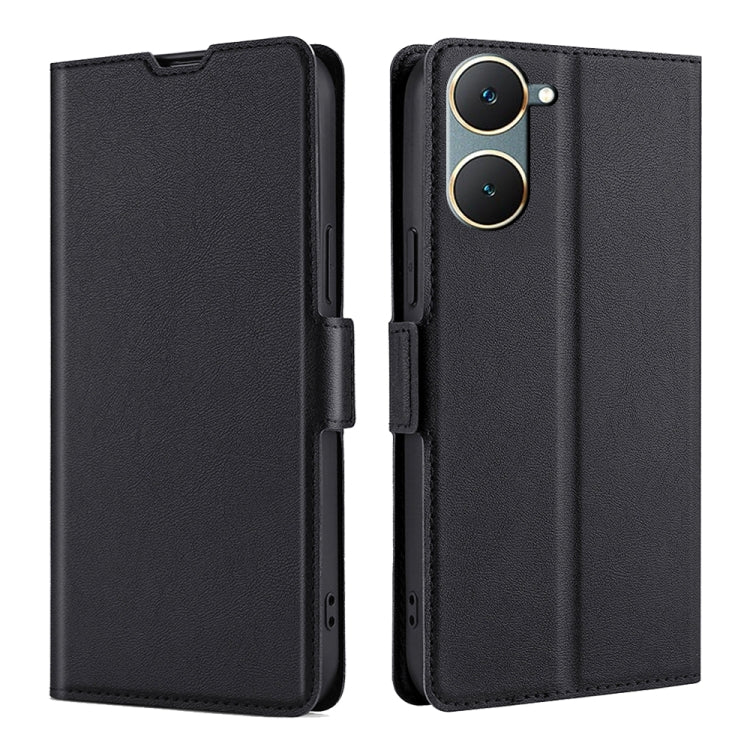 Custodia per telefono in pelle flip orizzontale con fibbia laterale ultrasottile, For vivo X100s, For vivo Y38 5G / T3x Global, For vivo V30e 5G Global, For vivo iQOO Z9x, For vivo iQOO Z9 Turbo, For vivo Y03 4G