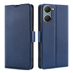Custodia per telefono in pelle flip orizzontale con fibbia laterale ultrasottile, For vivo X100s, For vivo Y38 5G / T3x Global, For vivo V30e 5G Global, For vivo iQOO Z9x, For vivo iQOO Z9 Turbo, For vivo Y03 4G