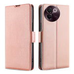 Custodia per telefono in pelle flip orizzontale con fibbia laterale ultrasottile, For vivo X100s, For vivo Y38 5G / T3x Global, For vivo V30e 5G Global, For vivo iQOO Z9x, For vivo iQOO Z9 Turbo, For vivo Y03 4G