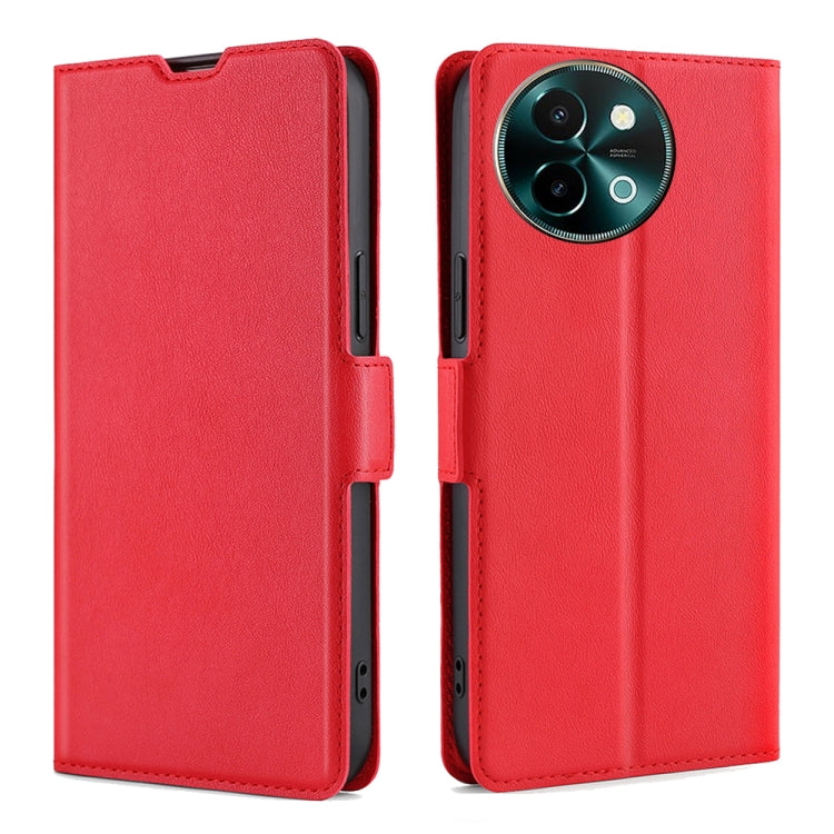 Custodia per telefono in pelle flip orizzontale con fibbia laterale ultrasottile, For vivo X100s, For vivo Y38 5G / T3x Global, For vivo V30e 5G Global, For vivo iQOO Z9x, For vivo iQOO Z9 Turbo, For vivo Y03 4G