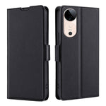 Custodia per telefono in pelle flip orizzontale con fibbia laterale ultrasottile, For vivo V50 5G, For vivo X200 Pro 5G, For vivo Y300 Pro 5G, For vivo S19 Pro, For vivo S19, For vivo Y28 4G