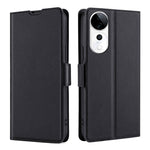 Custodia per telefono in pelle flip orizzontale con fibbia laterale ultrasottile, For vivo V50 5G, For vivo X200 Pro 5G, For vivo Y300 Pro 5G, For vivo S19 Pro, For vivo S19, For vivo Y28 4G