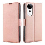 Custodia per telefono in pelle flip orizzontale con fibbia laterale ultrasottile, For vivo V50 5G, For vivo X200 Pro 5G, For vivo Y300 Pro 5G, For vivo S19 Pro, For vivo S19, For vivo Y28 4G