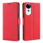 Custodia per telefono in pelle flip orizzontale con fibbia laterale ultrasottile, For vivo V50 5G, For vivo X200 Pro 5G, For vivo Y300 Pro 5G, For vivo S19 Pro, For vivo S19, For vivo Y28 4G