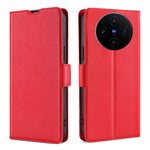 Custodia per telefono in pelle flip orizzontale con fibbia laterale ultrasottile, For vivo X100s, For vivo Y38 5G / T3x Global, For vivo V30e 5G Global, For vivo iQOO Z9x, For vivo iQOO Z9 Turbo, For vivo Y03 4G