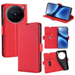 Custodia per telefono in pelle flip orizzontale con fibbia laterale ultrasottile, For vivo V50 5G, For vivo X200 Pro 5G, For vivo Y300 Pro 5G, For vivo S19 Pro, For vivo S19, For vivo Y28 4G