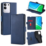 Custodia per telefono in pelle flip orizzontale con fibbia laterale ultrasottile, For vivo iQOO Neo 10 5G Global, For vivo X200s 5G, For vivo Y39 5G Global, For vivo V50 Lite 5G, For vivo Y29s 5G / Y04 4G, For vivo Y29 4G Global