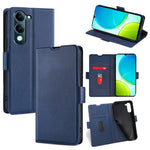 Custodia per telefono in pelle flip orizzontale con fibbia laterale ultrasottile, For vivo iQOO Neo 10 5G Global, For vivo X200s 5G, For vivo Y39 5G Global, For vivo V50 Lite 5G, For vivo Y29s 5G / Y04 4G, For vivo Y29 4G Global