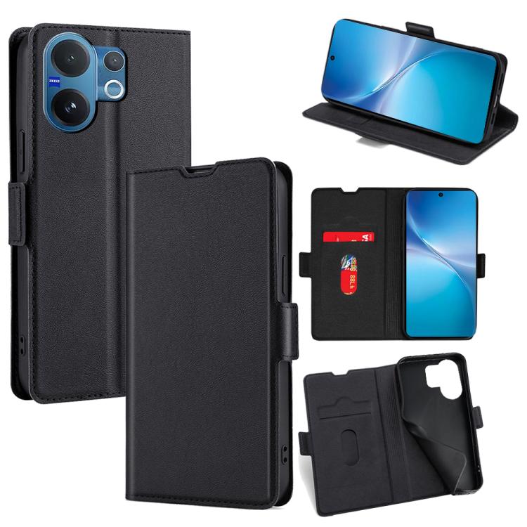 Custodia per telefono in pelle flip orizzontale con fibbia laterale ultrasottile, For vivo S50 5G, For vivo X300 Pro 5G, For vivo X300 5G, For vivo Y31 5G 2025, For vivo V60 Lite 5G Global, For vivo V60 5G Global