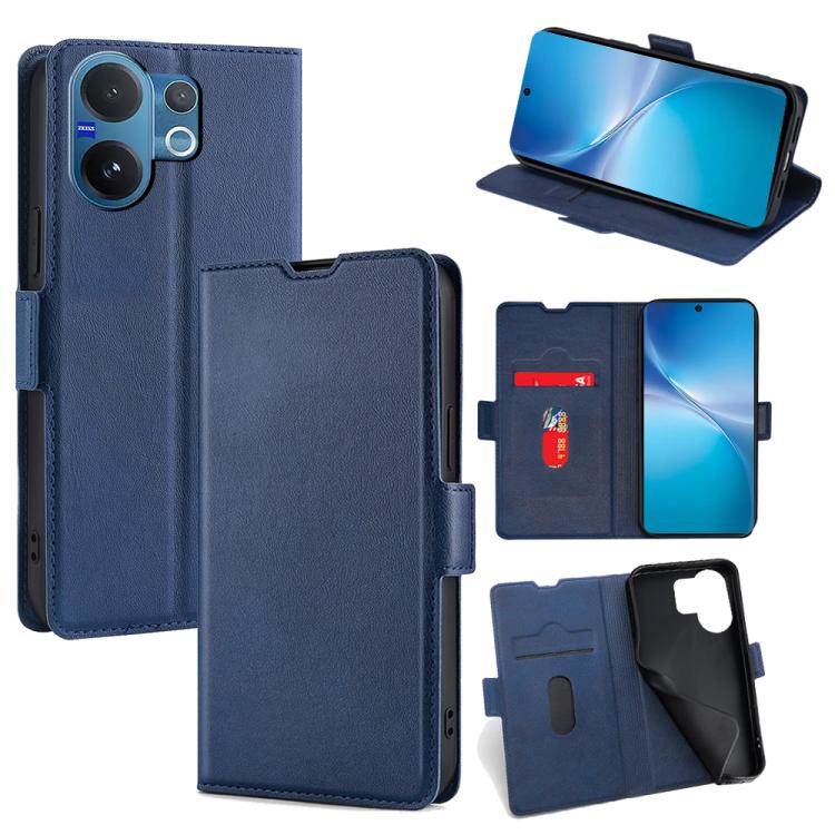 Custodia per telefono in pelle flip orizzontale con fibbia laterale ultrasottile, For vivo S50 5G, For vivo X300 Pro 5G, For vivo X300 5G, For vivo Y31 5G 2025, For vivo V60 Lite 5G Global, For vivo V60 5G Global
