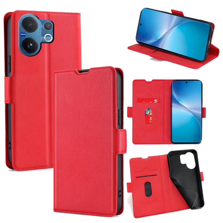 Custodia per telefono in pelle flip orizzontale con fibbia laterale ultrasottile, For vivo S50 5G, For vivo X300 Pro 5G, For vivo X300 5G, For vivo Y31 5G 2025, For vivo V60 Lite 5G Global, For vivo V60 5G Global