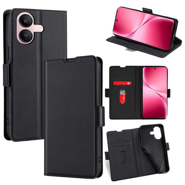 Custodia per telefono in pelle flip orizzontale con fibbia laterale ultrasottile, For vivo S50 5G, For vivo X300 Pro 5G, For vivo X300 5G, For vivo Y31 5G 2025, For vivo V60 Lite 5G Global, For vivo V60 5G Global