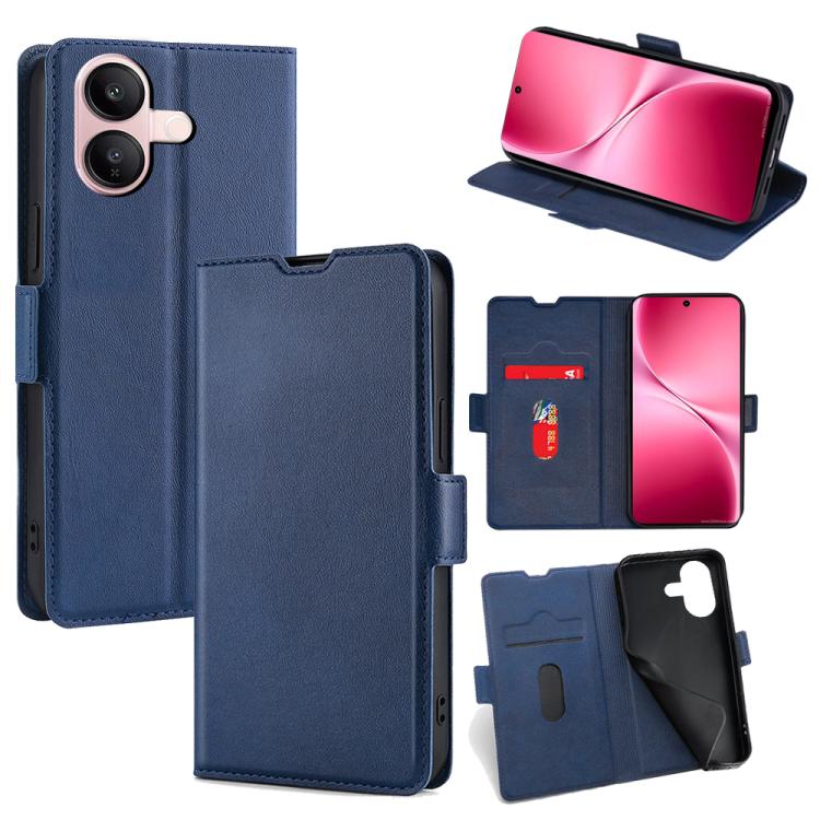 Custodia per telefono in pelle flip orizzontale con fibbia laterale ultrasottile, For vivo S50 5G, For vivo X300 Pro 5G, For vivo X300 5G, For vivo Y31 5G 2025, For vivo V60 Lite 5G Global, For vivo V60 5G Global