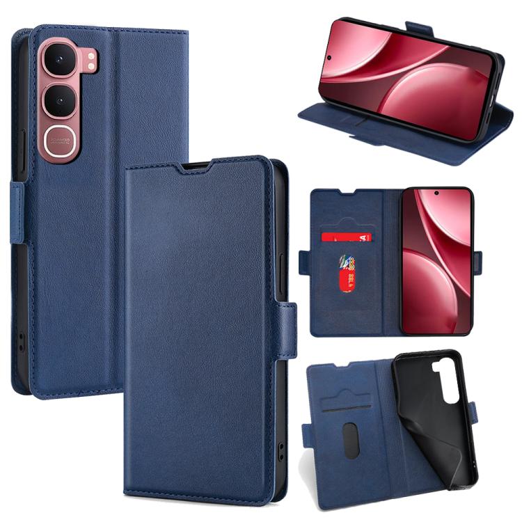Custodia per telefono in pelle flip orizzontale con fibbia laterale ultrasottile, For vivo S50 5G, For vivo X300 Pro 5G, For vivo X300 5G, For vivo Y31 5G 2025, For vivo V60 Lite 5G Global, For vivo V60 5G Global