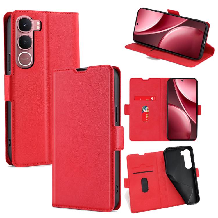 Custodia per telefono in pelle flip orizzontale con fibbia laterale ultrasottile, For vivo S50 5G, For vivo X300 Pro 5G, For vivo X300 5G, For vivo Y31 5G 2025, For vivo V60 Lite 5G Global, For vivo V60 5G Global