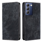 Custodia per telefono in pelle magnetica con spazzola antifurto RFID, For vivo iQOO Z9 Turbo, For vivo Y03 4G, For vivo Y100 5G IDN, For vivo Y78T 5G / iQOO Z8x 5G