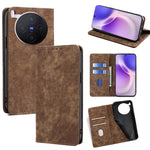 Custodia per telefono in pelle magnetica con spazzola antifurto RFID, For vivo X300 5G, For vivo Y31 5G 2025, For vivo V60 Lite 5G Global, For vivo V60 5G Global