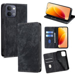 Custodia per telefono in pelle magnetica con spazzola antifurto RFID, For vivo X300s 5G, For vivo V70 FE 5G, For vivo Y05 4G, For vivo Y500i 5G