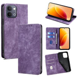 Custodia per telefono in pelle magnetica con spazzola antifurto RFID, For vivo X300s 5G, For vivo V70 FE 5G, For vivo Y05 4G, For vivo Y500i 5G