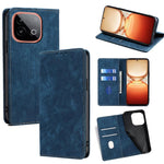 Custodia per telefono in pelle magnetica con spazzola antifurto RFID, For vivo iQOO Neo 10 5G Global, For vivo X200s 5G, For vivo Y39 5G Global, For vivo V50 Lite 5G