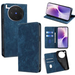 Custodia per telefono in pelle magnetica con spazzola antifurto RFID, For vivo X300s 5G, For vivo V70 FE 5G, For vivo Y05 4G, For vivo Y500i 5G