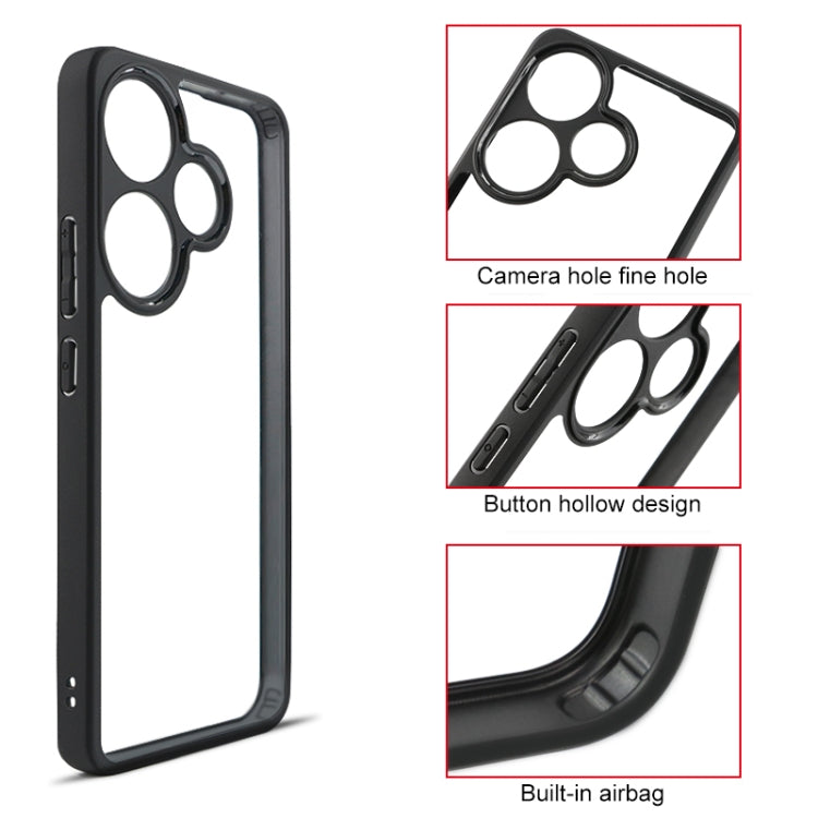 TPU smerigliato + custodia per telefono PC trasparente, For Xiaomi Redmi Turbo 3, For Xiaomi Redmi Note 13 Pro 4G, For Xiaomi Redmi Note 13 4G, For Xiaomi 14 Ultra, For Xiaomi 14, For Xiaomi Redmi Note 13 5G, For Xiaomi Redmi Note 13 Pro+              ...