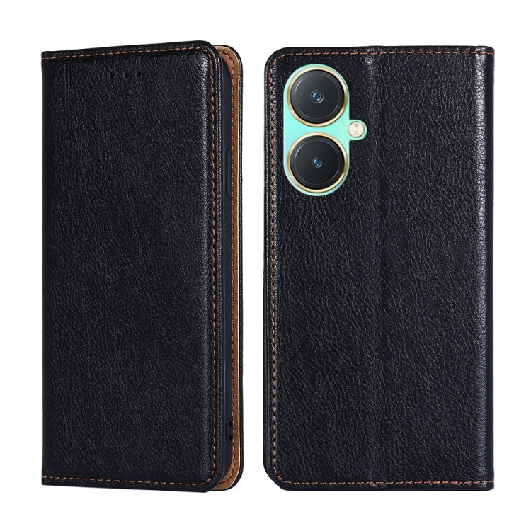 Custodia per telefono in pelle magnetica tinta unita lucida olio, For vivo S17 5G / S17 Pro 5G, For vivo iQOO Neo 8 / 8 Pro 5G, For vivo Y78 5G, For vivo Y27 4G