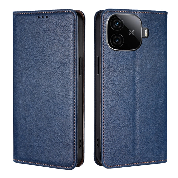 Custodia per telefono in pelle magnetica tinta unita lucida olio, For vivo V30e 5G Global, For vivo iQOO Z9x 5G, For vivo iQOO Z9 Turbo, For vivo Y03 4G