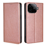 Custodia per telefono in pelle magnetica tinta unita lucida olio, For vivo V30e 5G Global, For vivo iQOO Z9x 5G, For vivo iQOO Z9 Turbo, For vivo Y03 4G