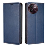 Custodia per telefono in pelle magnetica tinta unita lucida olio, For vivo V30e 5G Global, For vivo iQOO Z9x 5G, For vivo iQOO Z9 Turbo, For vivo Y03 4G