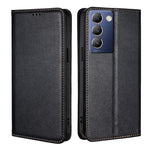 Custodia per telefono in pelle magnetica tinta unita lucida olio, For vivo Y100 5G IDN, For vivo Y78T 5G / iQOO Z8x 5G, For vivo V29e 5G, For vivo Y35+ 5G