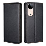 Custodia per telefono in pelle magnetica tinta unita lucida olio, For vivo S19, For vivo Y28 4G, For vivo X100s, For vivo Y38 5G / T3x Global